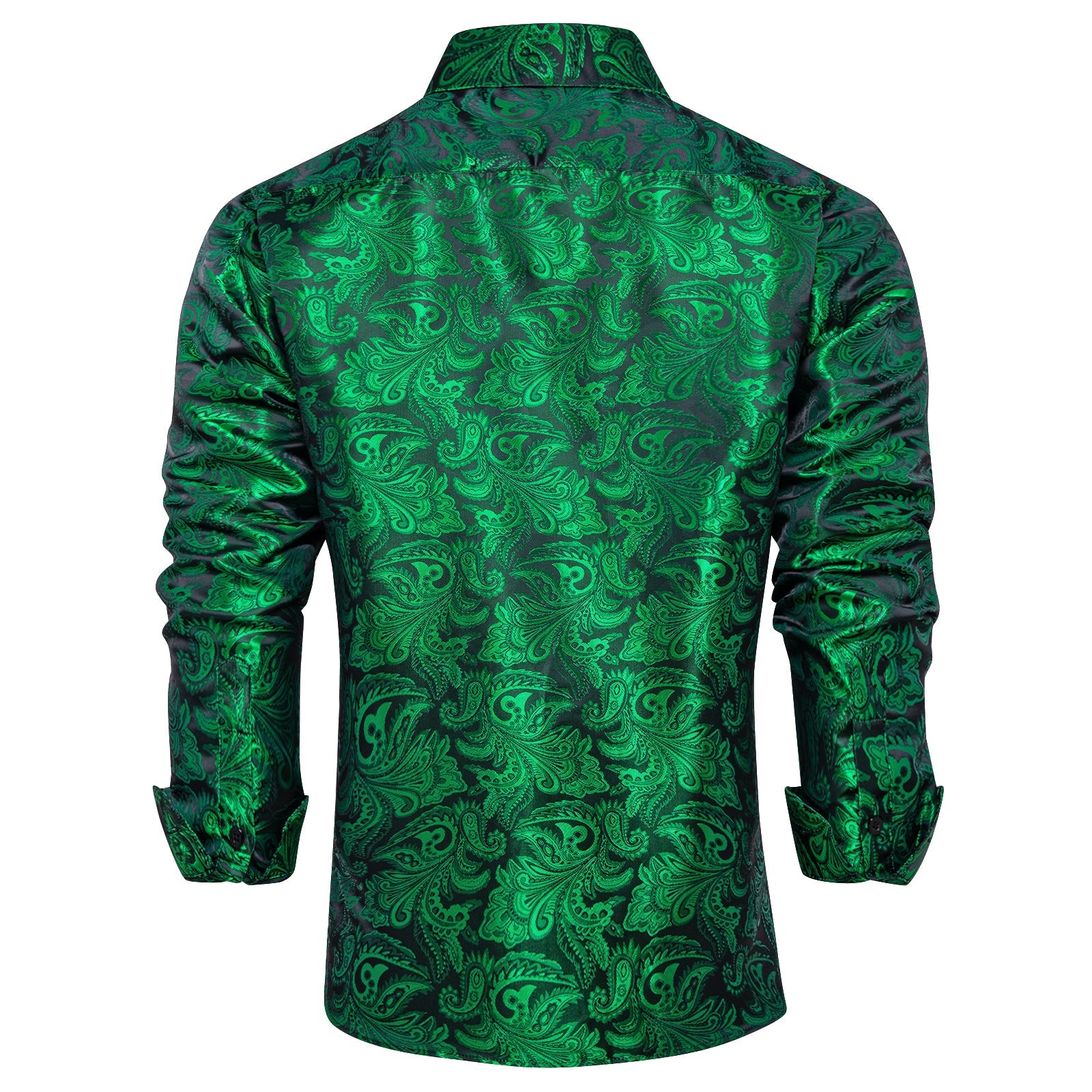 GentCrest Green Paisley Shirt - Image 2