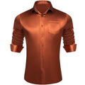 GentCrest Orange Solid Shirt - Image 1