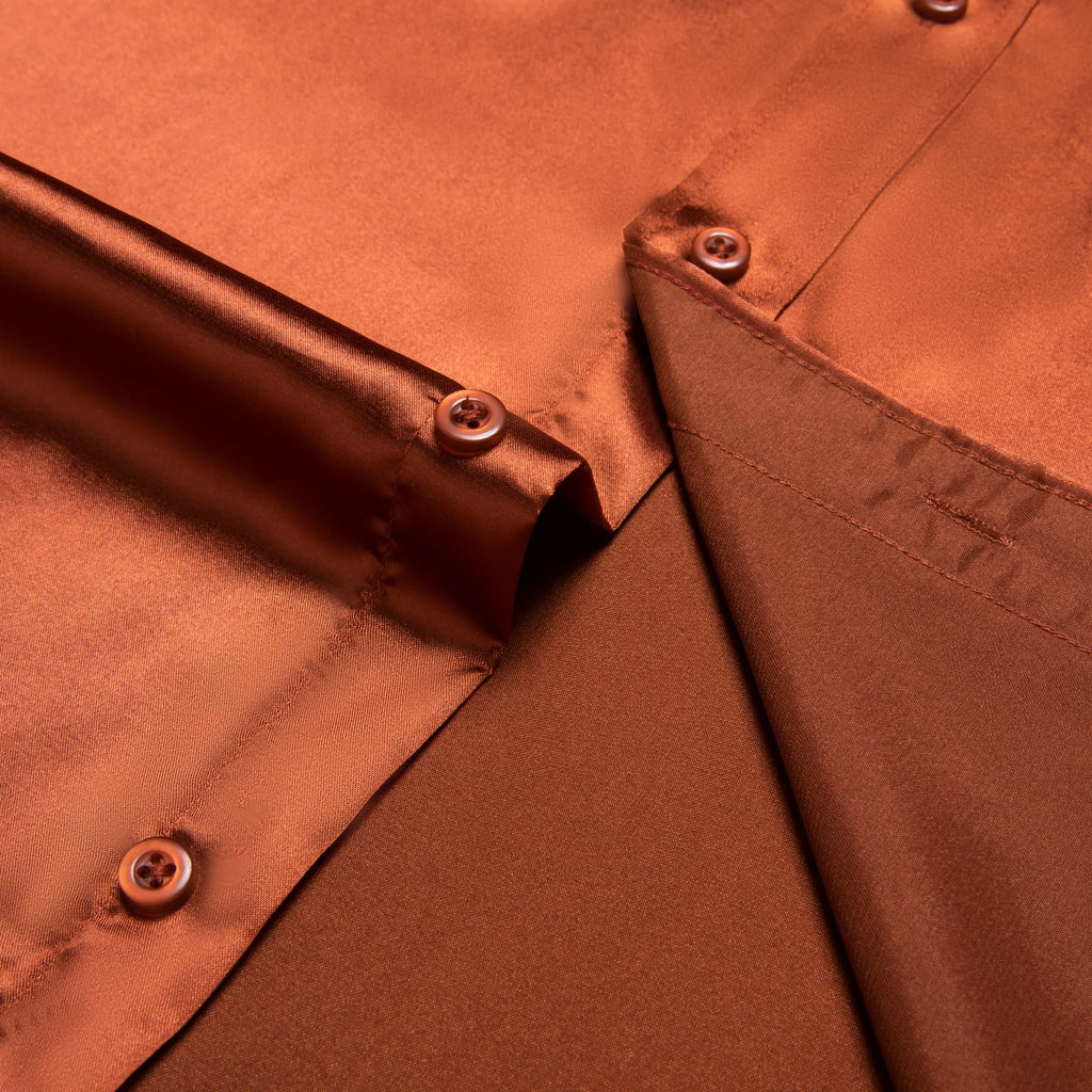 GentCrest Orange Solid Shirt - Image 5