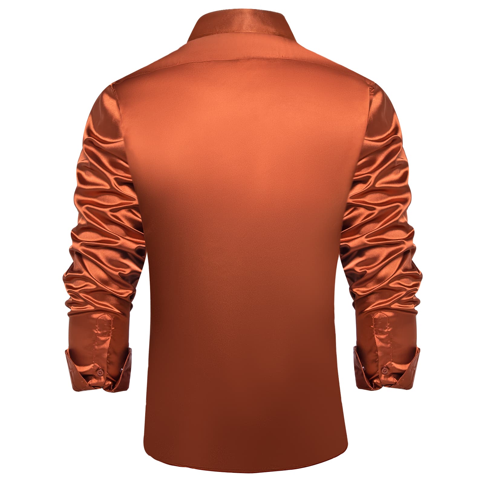 GentCrest Orange Solid Shirt - Image 3