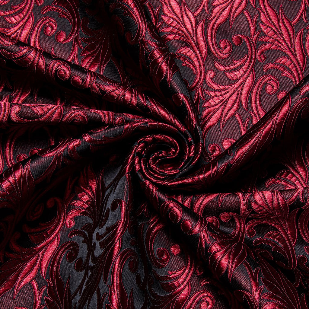 GentCrest Burgundy Floral Shirt - Image 4
