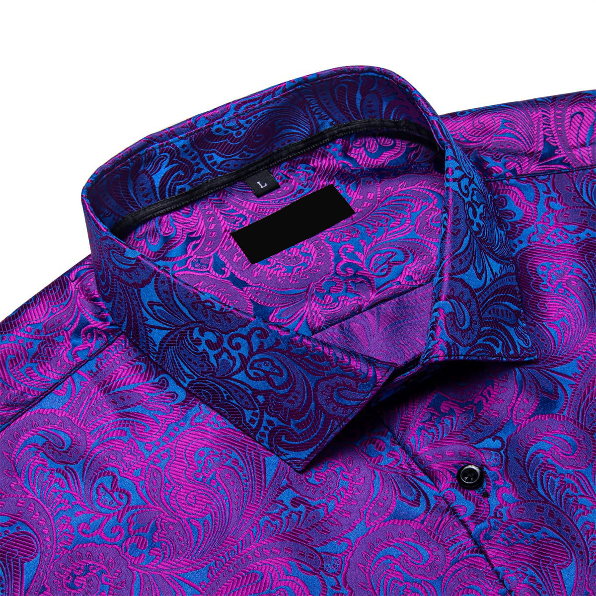 GentCrest Blue Floral Shirt - Image 3