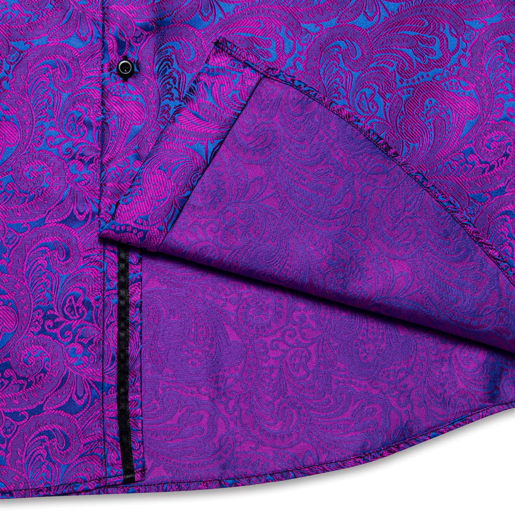 GentCrest Blue Floral Shirt - Image 5