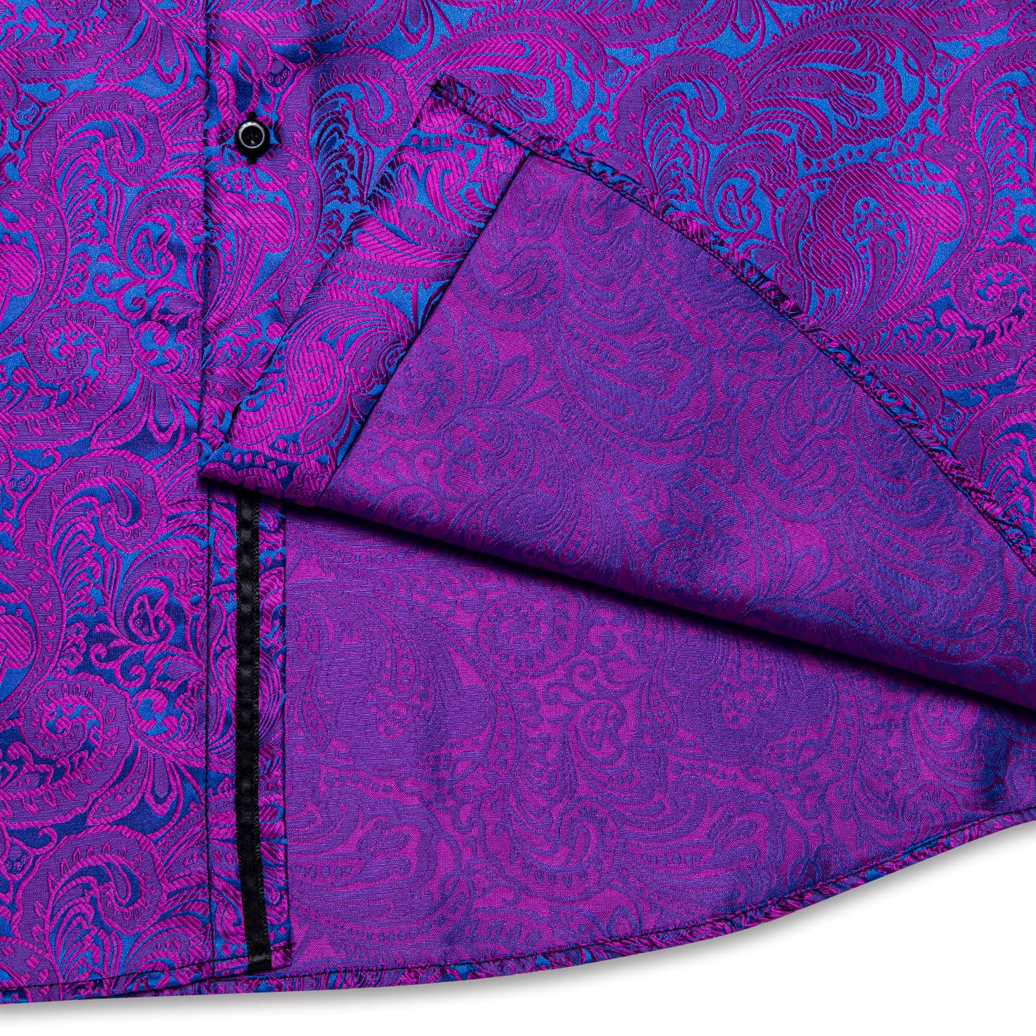 GentCrest Blue Floral Shirt - Image 5
