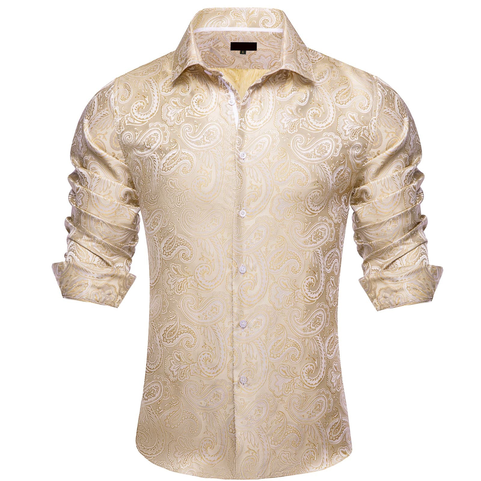 GentCrest Champagne Paisley Shirt - Image 1