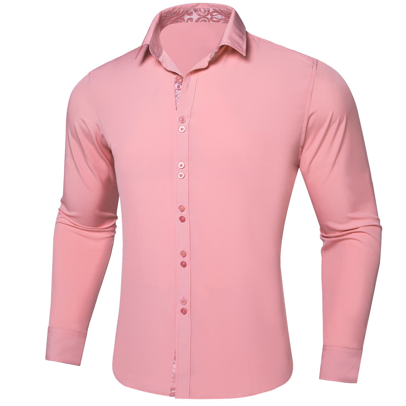 GentCrest Pink Solid Shirt - Image 2