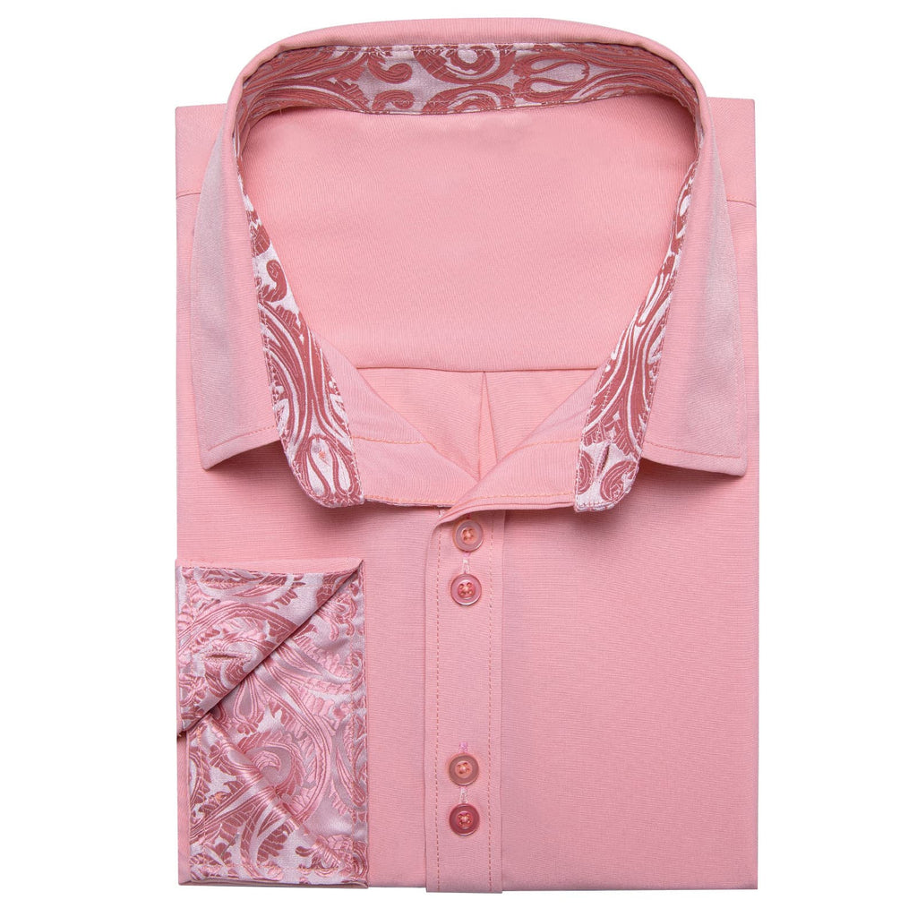 GentCrest Pink Solid Shirt - Image 3