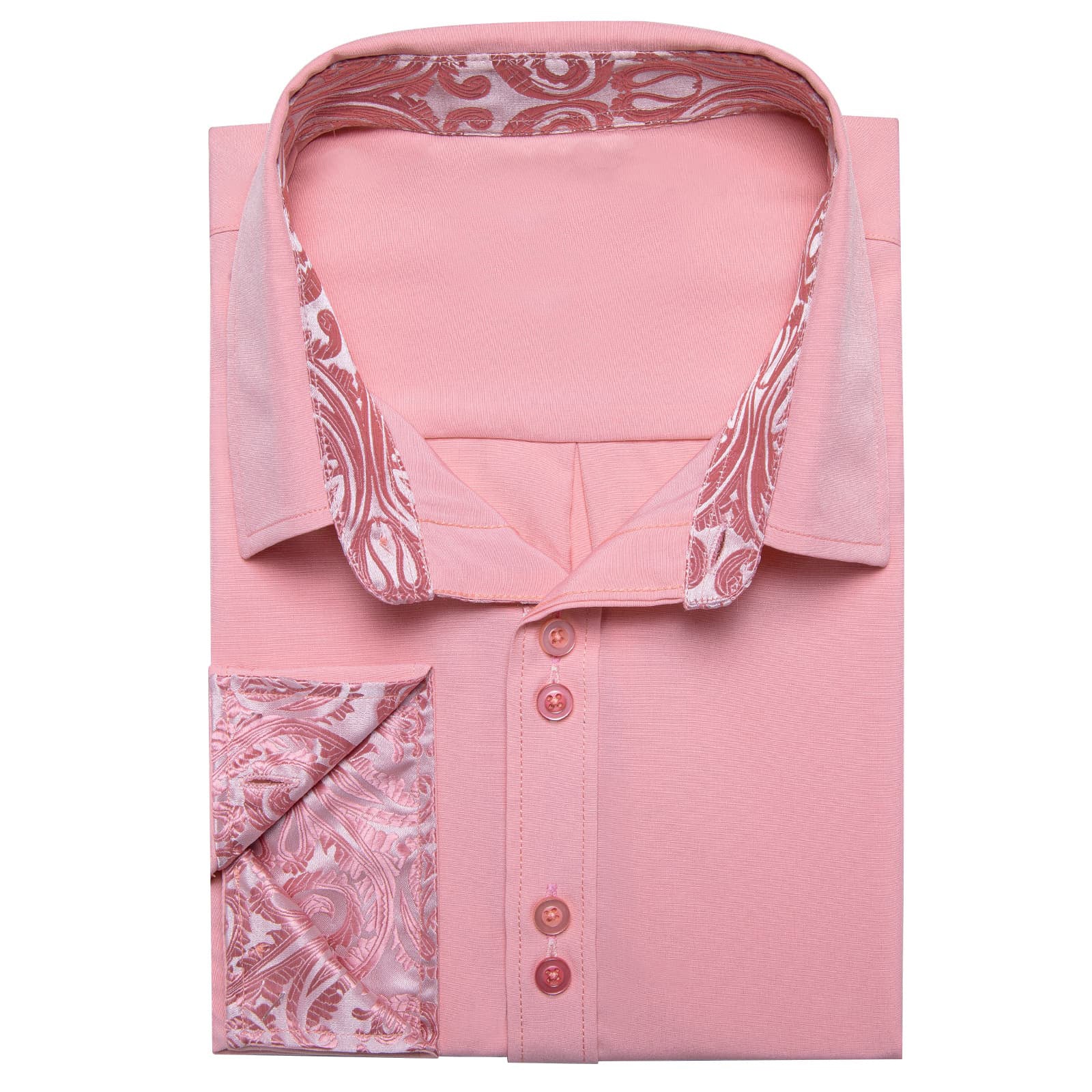 GentCrest Pink Solid Shirt - Image 3