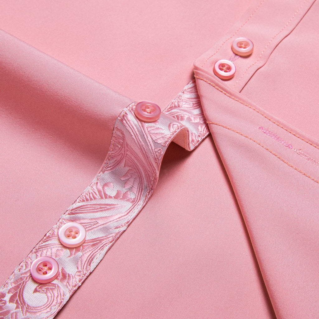 GentCrest Pink Solid Shirt - Image 5