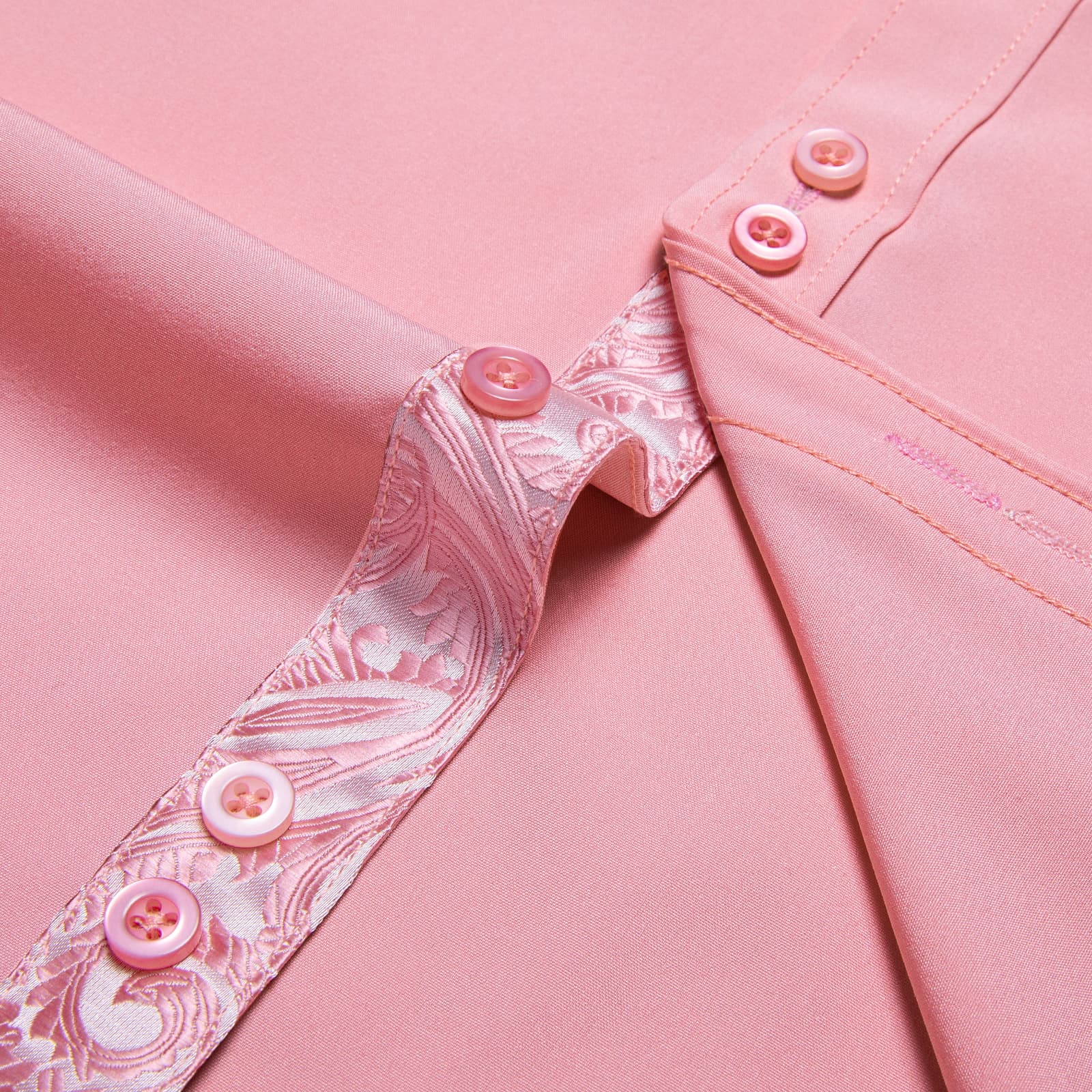 GentCrest Pink Solid Shirt - Image 5
