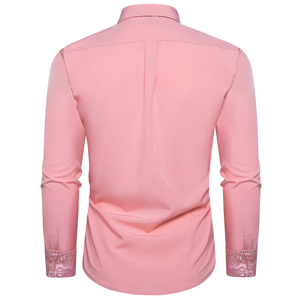 GentCrest Pink Solid Shirt - Image 4