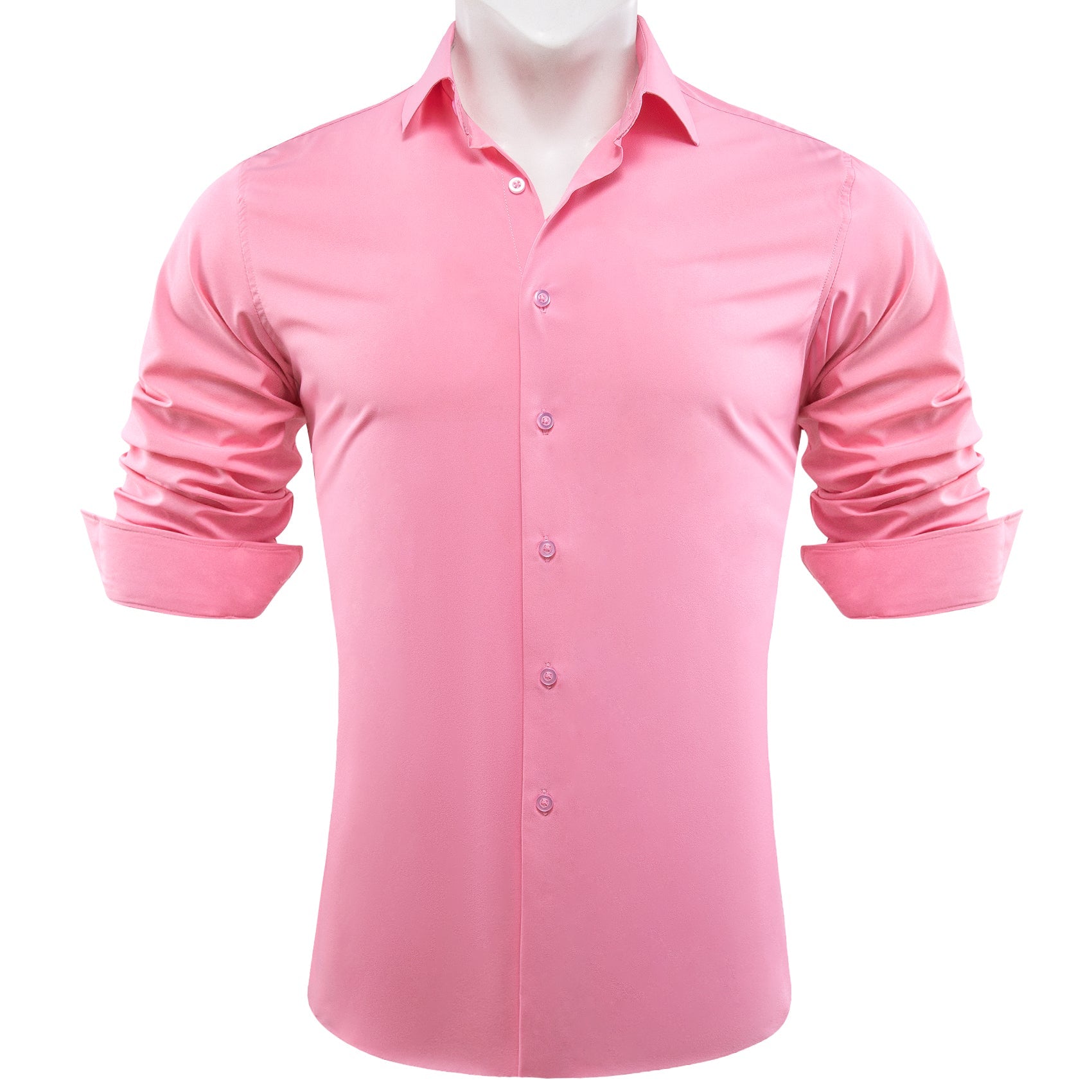GentCrest Pink Solid Shirt - Image 3