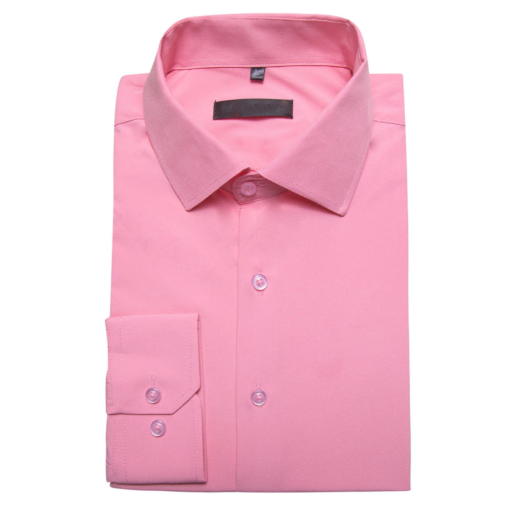 GentCrest Pink Solid Shirt - Image 4