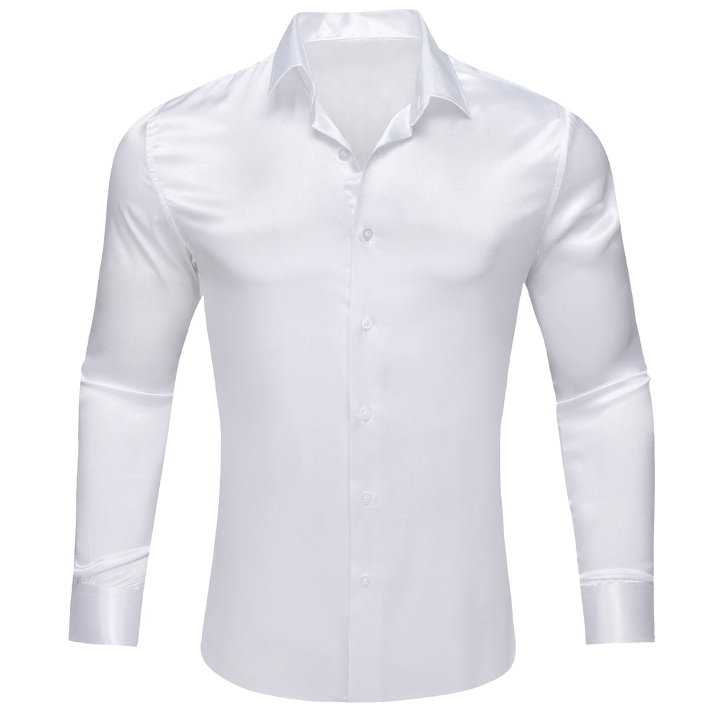 GentCrest White Solid Shirt - Image 1