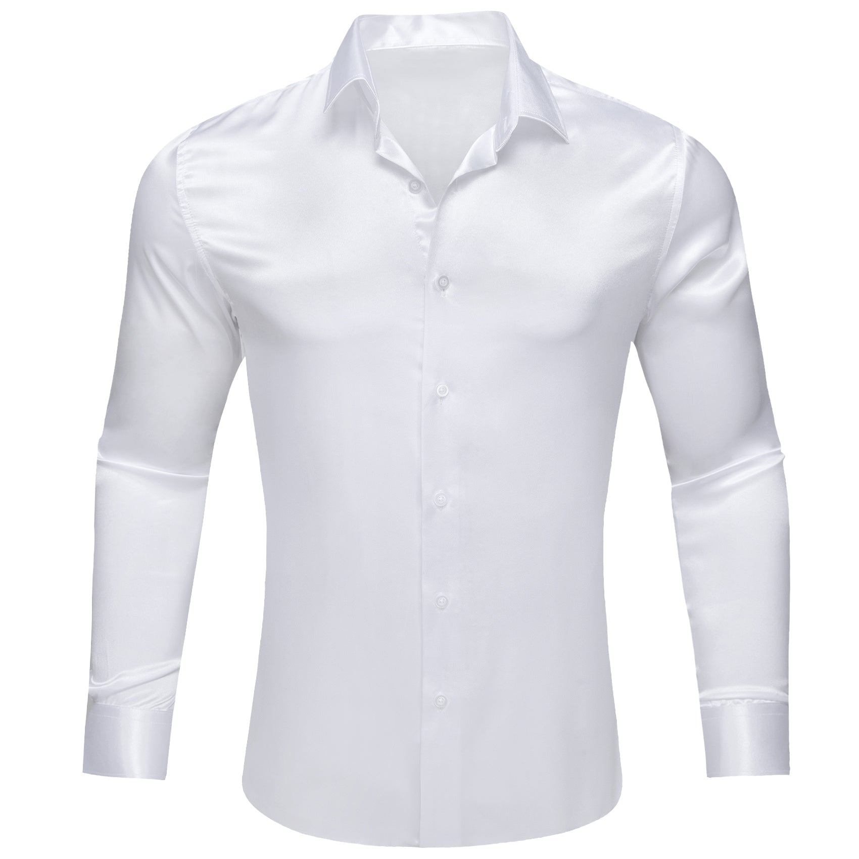GentCrest White Solid Shirt - Image 1