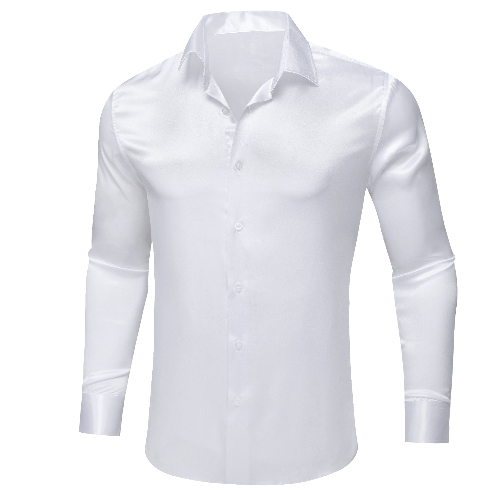 GentCrest White Solid Shirt - Image 2