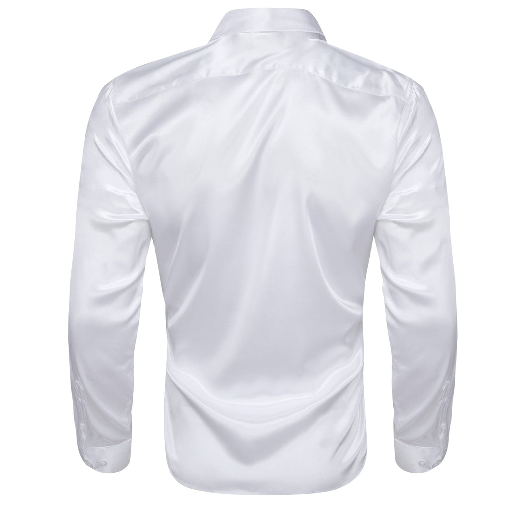 GentCrest White Solid Shirt - Image 3