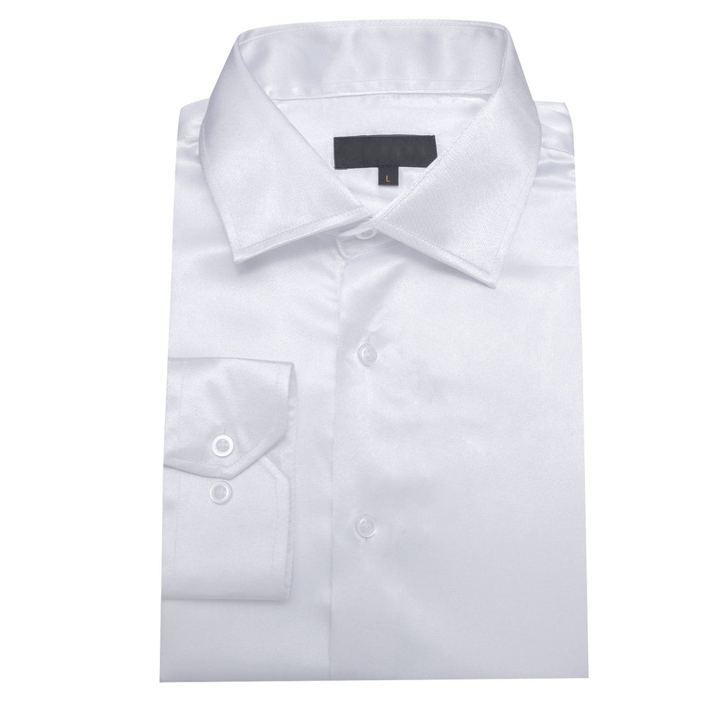 GentCrest White Solid Shirt - Image 4