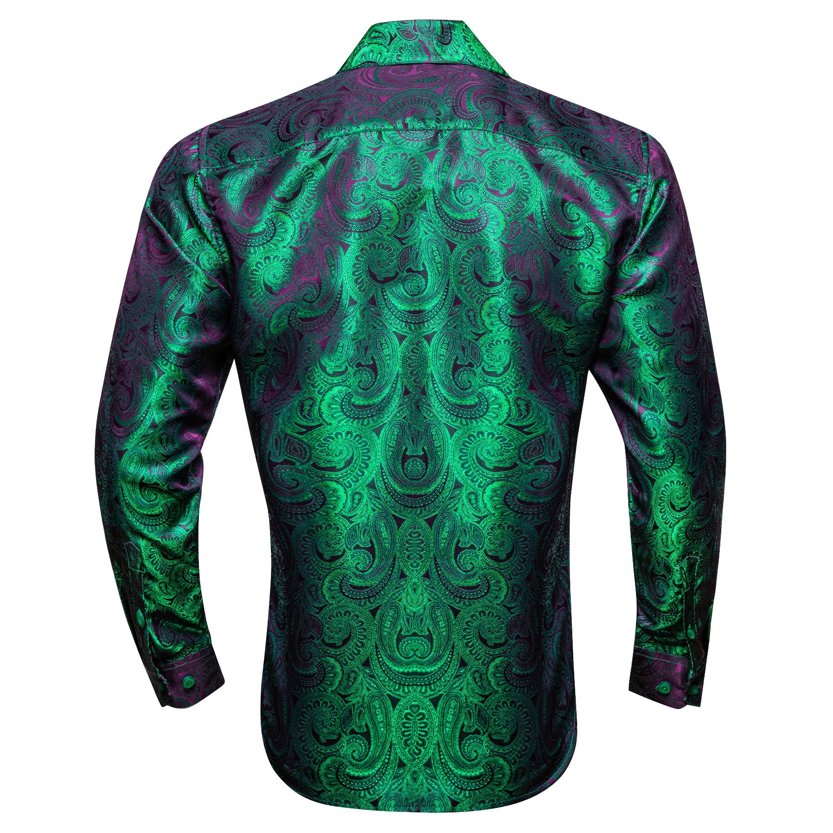 GentCrest Green Paisley Shirt - Image 3