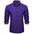 GentCrest Purple Paisley Shirt - Image 1