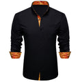 GentCrest Black Solid Shirt - Image 1
