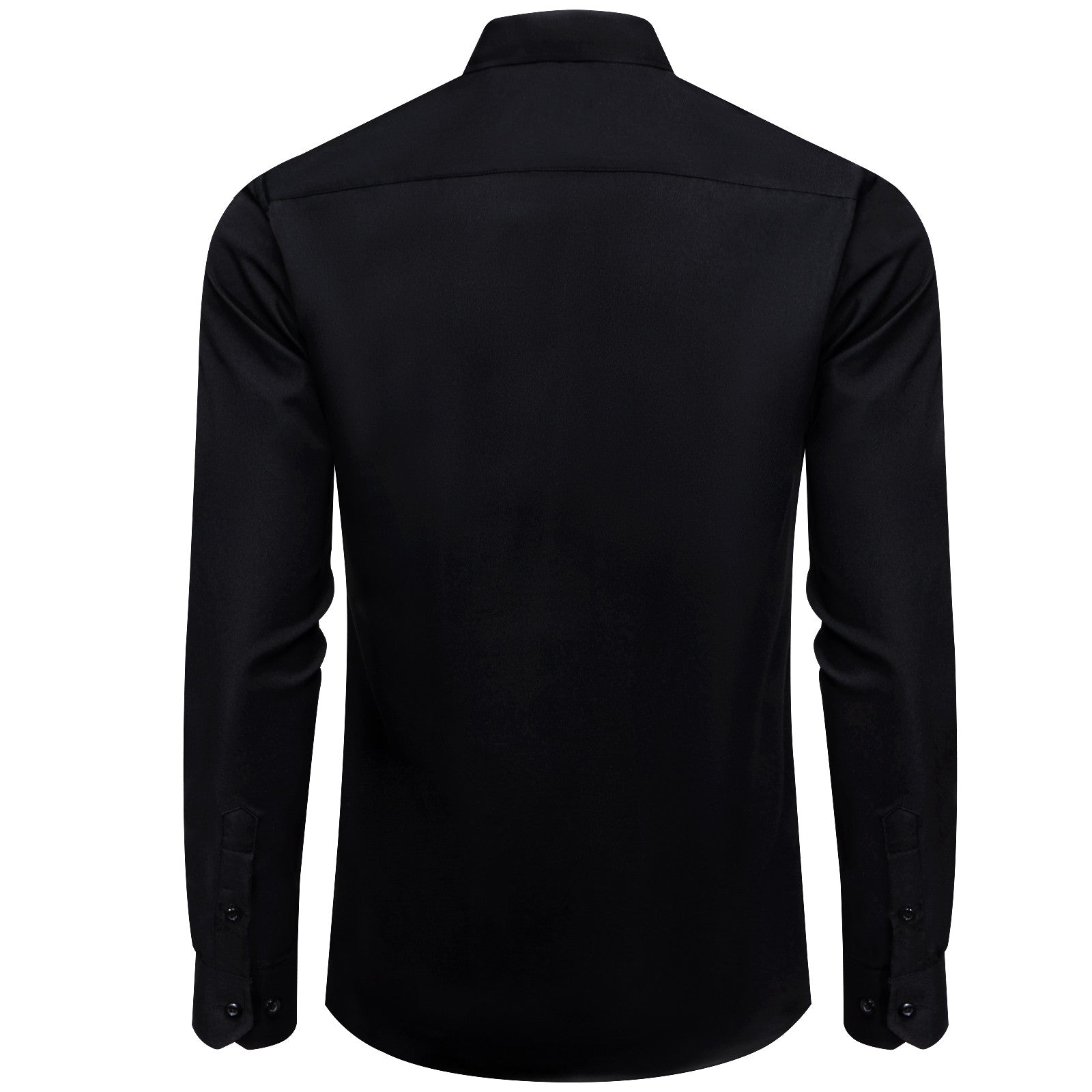 GentCrest Black Solid Shirt - Image 2