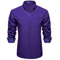 GentCrest Purple Paisley Shirt - Image 1