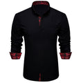 GentCrest Black Solid Shirt - Image 1