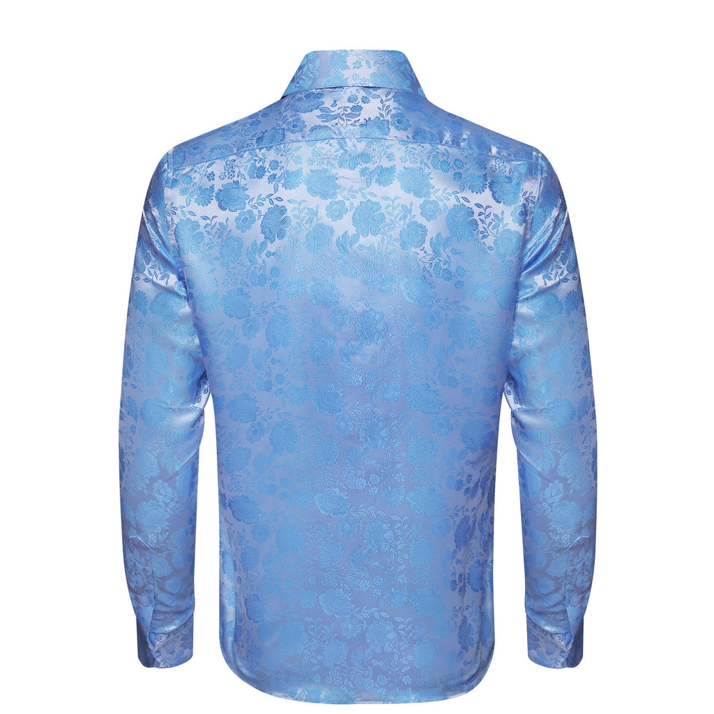GentCrest Blue Floral Shirt - Image 4