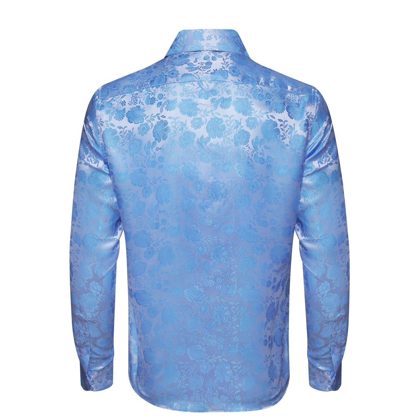 GentCrest Blue Floral Shirt - Image 4