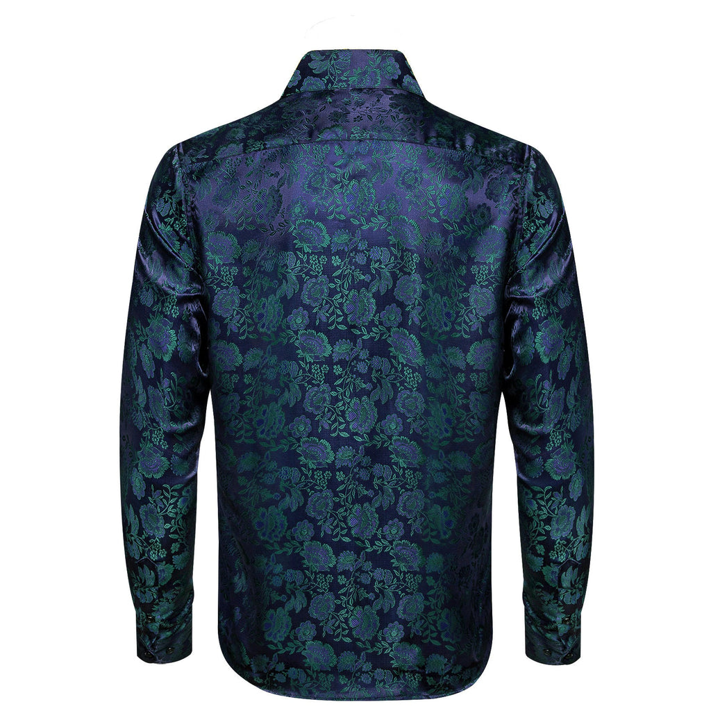 GentCrest Blue Floral Shirt - Image 4