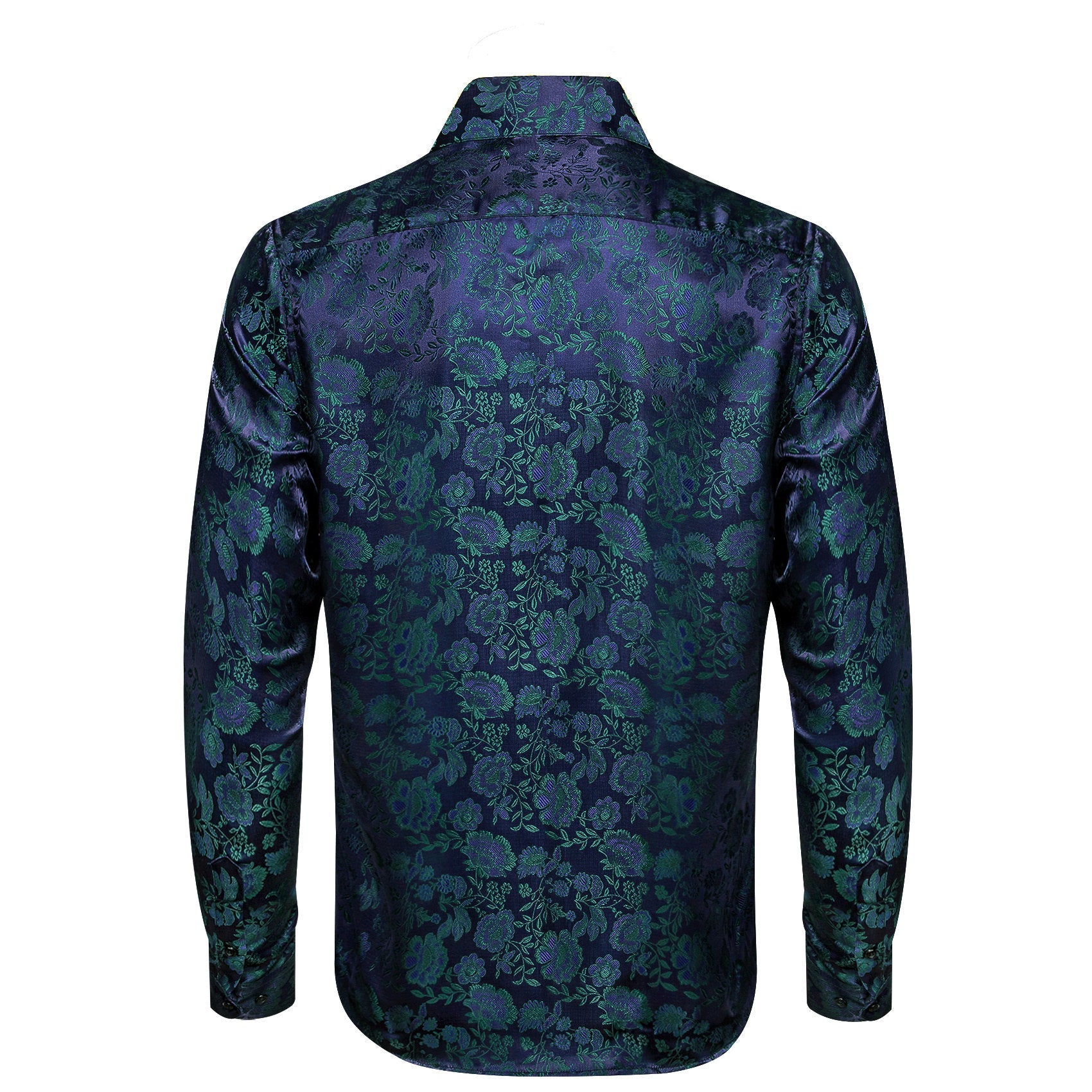GentCrest Blue Floral Shirt - Image 4