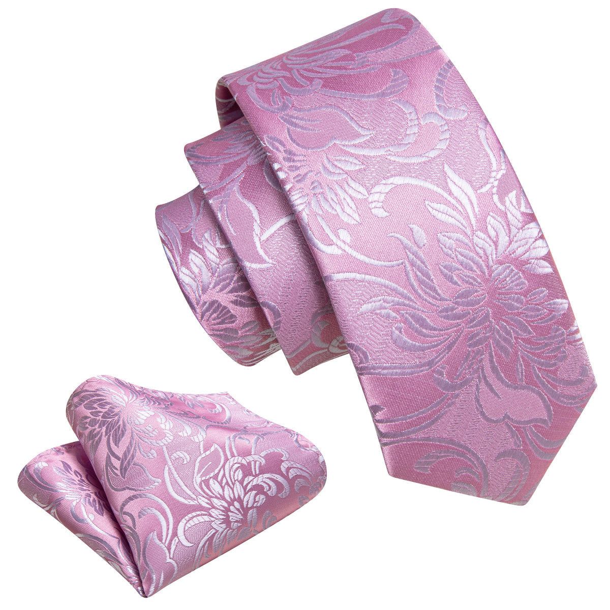 Pink Paisley Children's Silk Tie Set - GentCrest - View 4