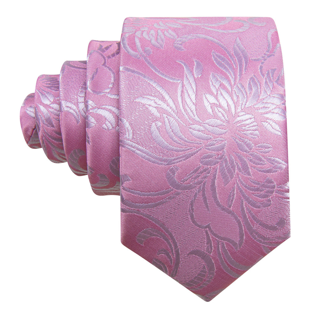 Pink Paisley Children's Silk Tie Set - GentCrest - View 6