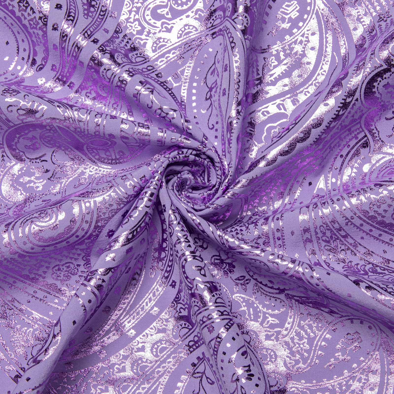 GentCrest Purple Paisley Shirt - Image 4
