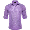 GentCrest Purple Paisley Shirt - Image 1