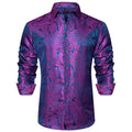 GentCrest Purple Paisley Shirt - Image 1
