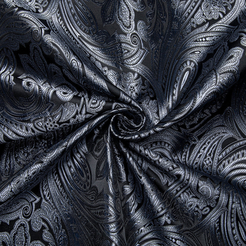 GentCrest Grey Paisley Shirt - Image 7
