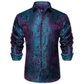 GentCrest Blue Paisley Shirt - Image 1