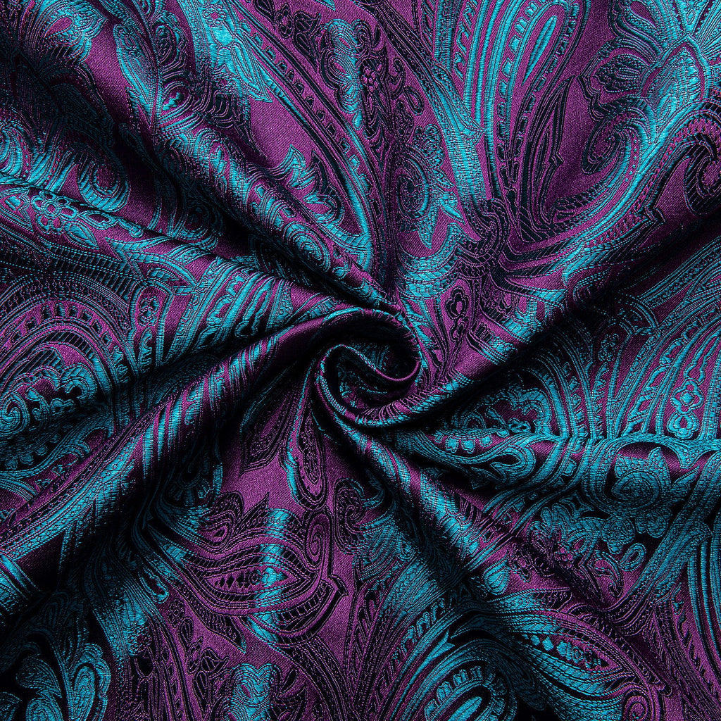 GentCrest Blue Paisley Shirt - Image 7