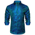 GentCrest Blue Paisley Shirt - Image 1