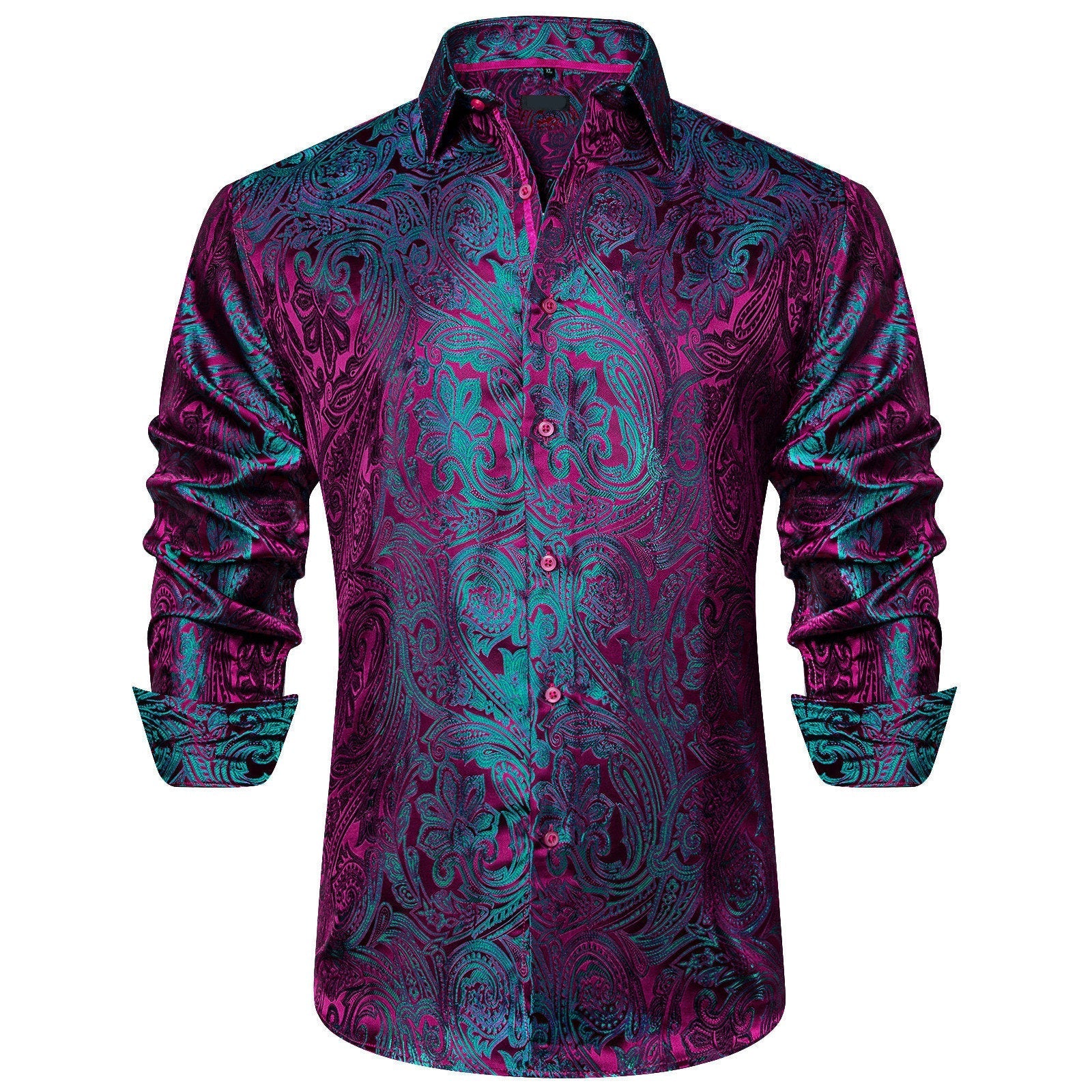 GentCrest Blue Paisley Shirt - Image 1