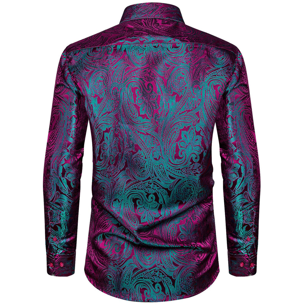 GentCrest Blue Paisley Shirt - Image 3