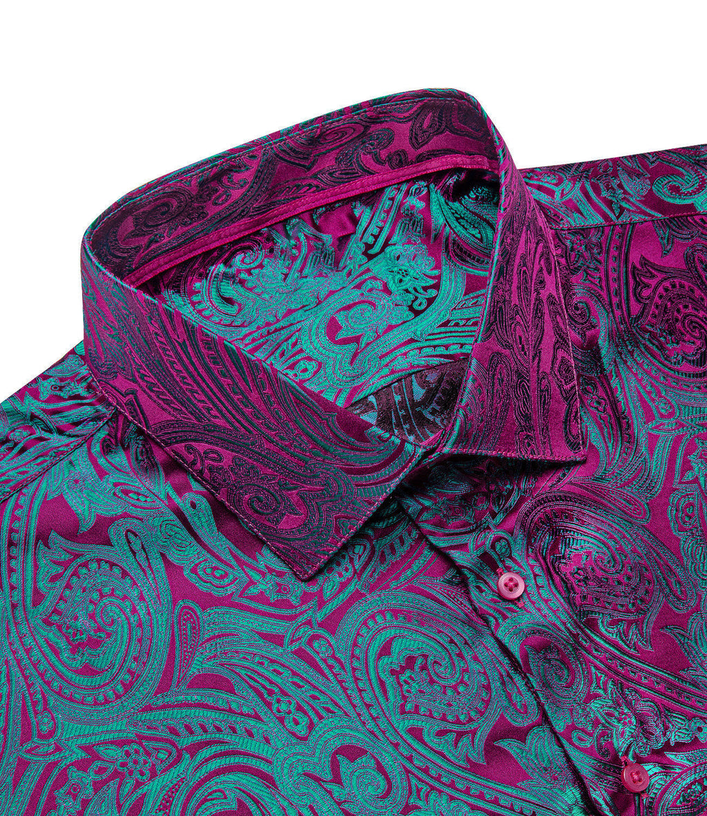 GentCrest Blue Paisley Shirt - Image 6