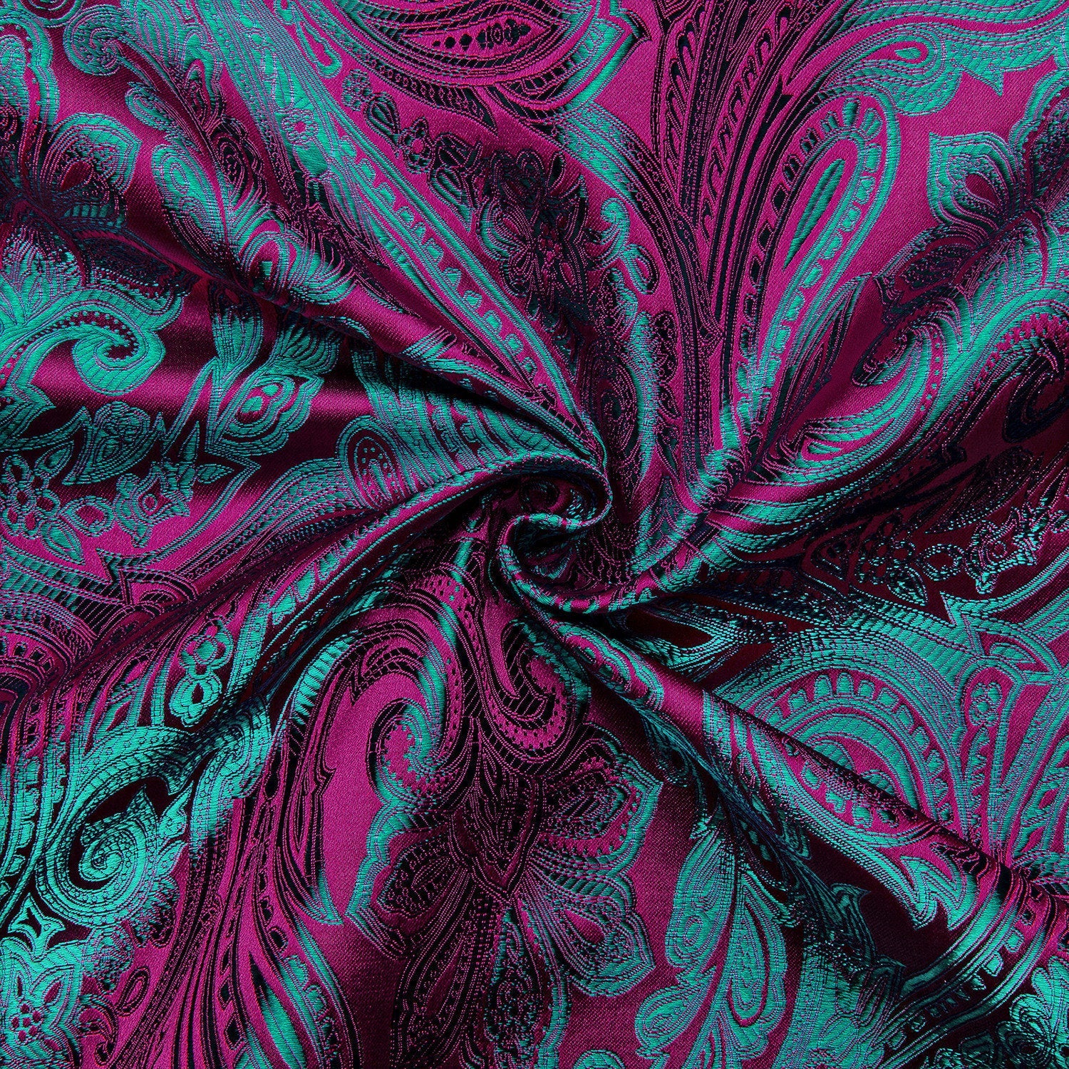 GentCrest Blue Paisley Shirt - Image 7