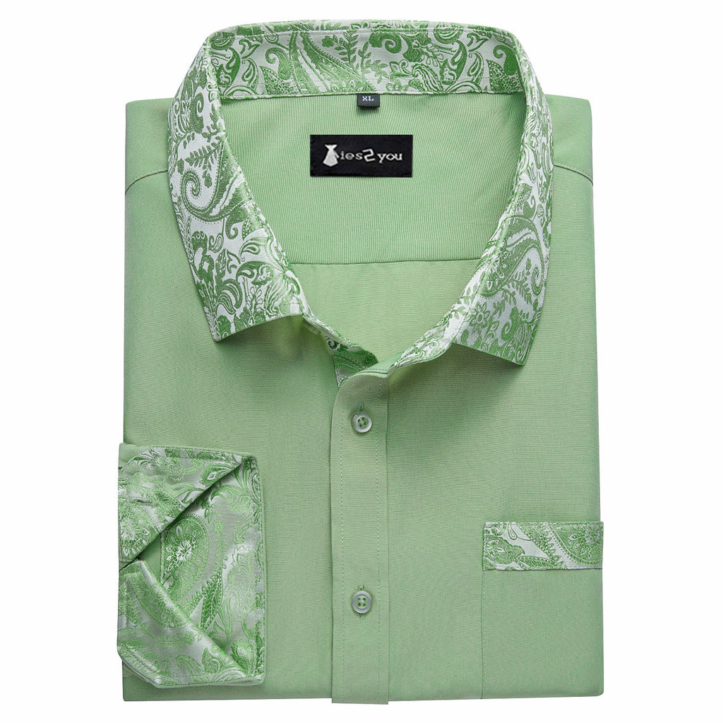 GentCrest Green Solid Shirt - Image 3