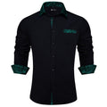 GentCrest Black Solid Shirt - Image 1