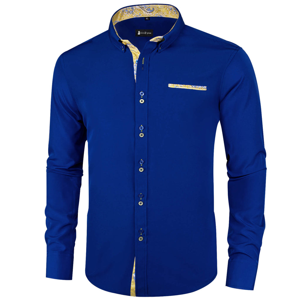 GentCrest Blue Floral Shirt - Image 2