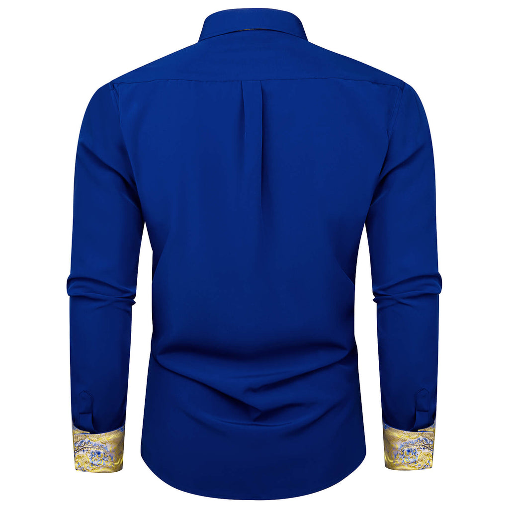 GentCrest Blue Floral Shirt - Image 3