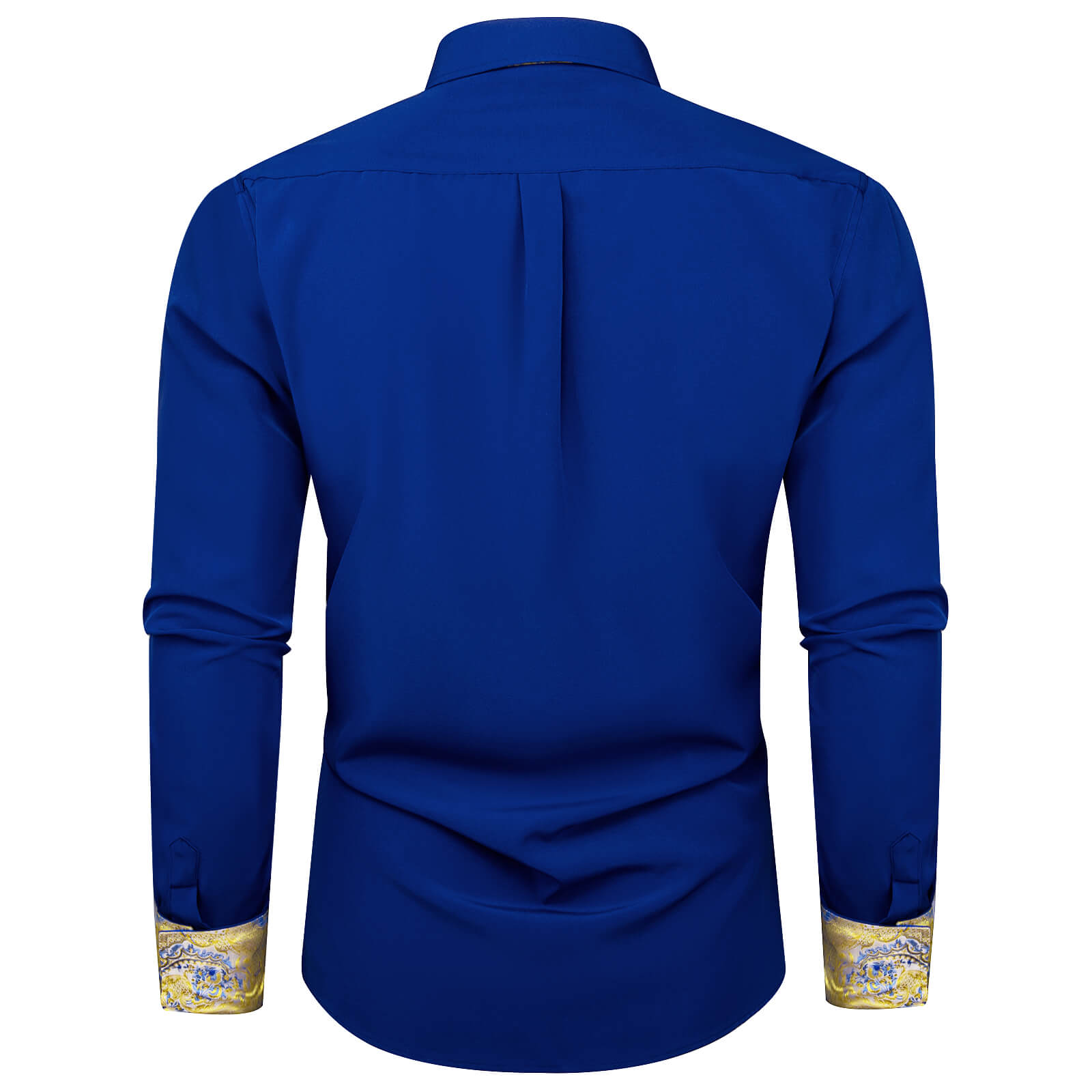 GentCrest Blue Floral Shirt - Image 3